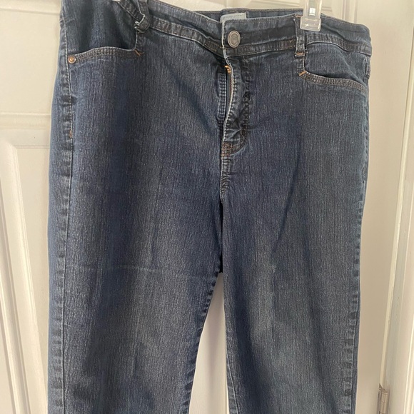 JUST MY SIZE DENIM CAPRI JEANS - Picture 1 of 4